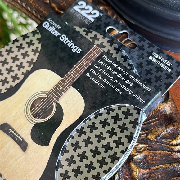 Acoustic guitar replacement strings By First Act inspired by Adam Levine w Tin - Picture 3 of 4